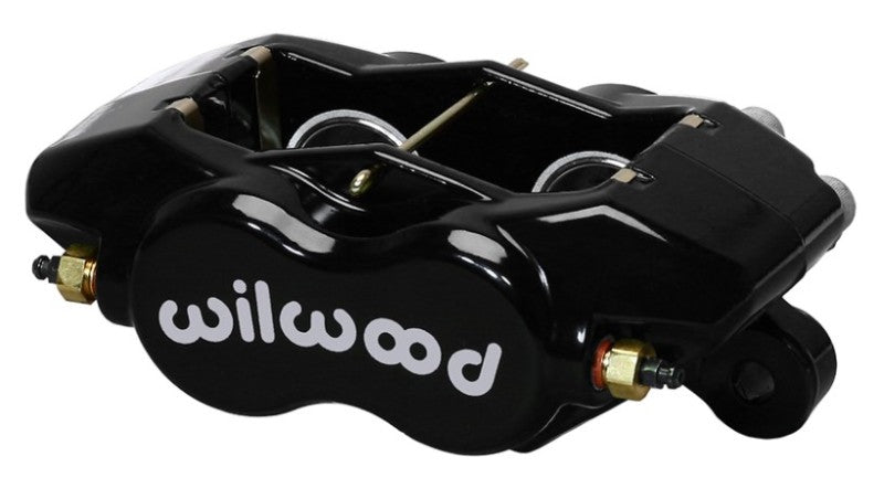 Wilwood Forged Billet Dynalite Brake Caliper 120-13842-BK - Black, 1.62in Pistons, 0.81in Disc
