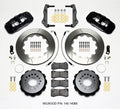 Wilwood AERO4 Rear Big Brake Kit 14.25in Rotors with Lines 140-14068 - Dodge Challenger