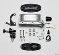 Wilwood Tandem Master Cylinder Kit 7/8in Bore Ball Burnished - Early Mustang