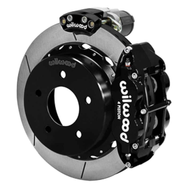 Wilwood Superlite Rear Big Brake Kit 140-18044 - 12.88in Rotor, EPB, 3.25in Offset, Black