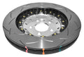 DBA DBA52834SLVS 5000 Series T3 Slotted Front Brake Rotor 2-Piece with Silver Hat - Audi R8 and RS5