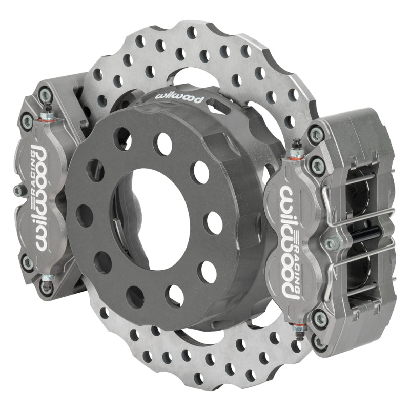 Wilwood Dynapro SA Lug Drive Dynamic Dual Rear Drag Brake Kit - Olds/Pont, 2.81in Offset and .68 stud