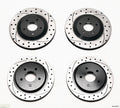 Wilwood ProMatrix Dimpled and Slotted Front and Rear Rotor Kit 140-9336-D - 1997-2004 Corvette C5, 2005-2013 C6 Base
