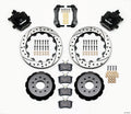 Wilwood 140-10158-D Combination Parking Brake Rear Kit 12.88in Drilled Rotors - 1994-2004 Ford Mustang