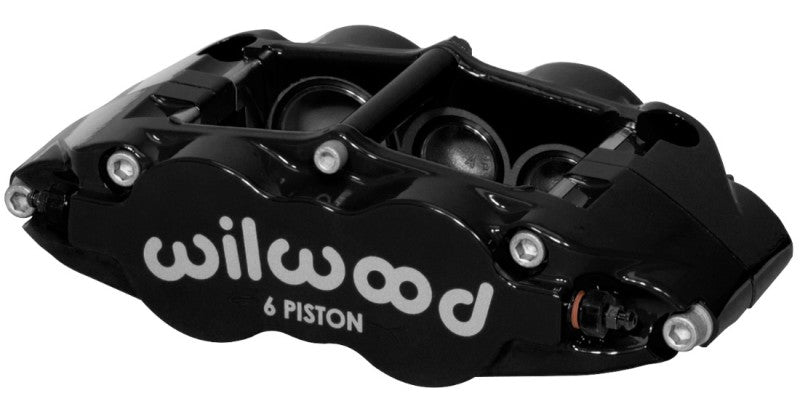 Wilwood Superlite 6R Narrow Forged Brake Caliper 120-11780-BK Black 6-Piston Right-Hand