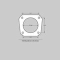 Baer Pro+ 13-Inch Rear Big Brake Kit Hugger Orange 6-Piston Drilled Slotted Rotors 4302396HO - 1982-1992 Chevrolet Camaro