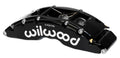 Wilwood TC6R Radial Mount 6-Piston Front Caliper 120-14317-FS - Right Side, Black, 1.38in Rotor