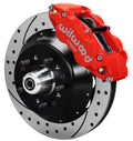 Wilwood Narrow Superlite 6R Dust-Seal Front Big Brake Kit 14in Drilled Red - Wilwood ProSpindle (140-15410-DR)