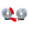 Baer Brakes 7302078R Claw Slotted Rear Rotors with Red Caliper Covers - 2021-2026 Cadillac Escalade ESV