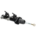 Wilwood 260-15491-BK Remote Tandem Master Cylinder 15/16 in Bore - Ford Mustang Manual Brakes, Black