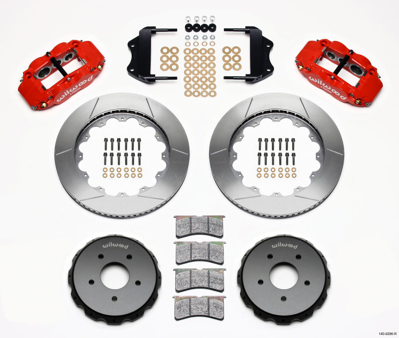 Wilwood 140-9296-R Front Big Brake Kit, Red Narrow Superlite 6R, 14.00in Rotors with Lines - 2004-2006 Pontiac GTO