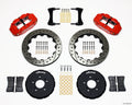 Wilwood 140-10309-DR Forged Narrow Superlite 6R Front Big Brake Hat Kit - 12.88in Drilled Rotors, Red Calipers, Brake Lines - Honda S2000