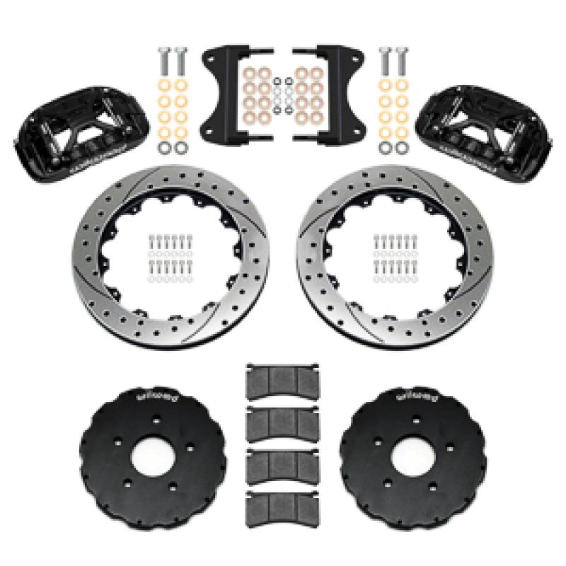 Wilwood XRS6R Forged Front Big Brake Kit 13.06in SRP Rotor Black - 2014-2019 Chevrolet Corvette C7