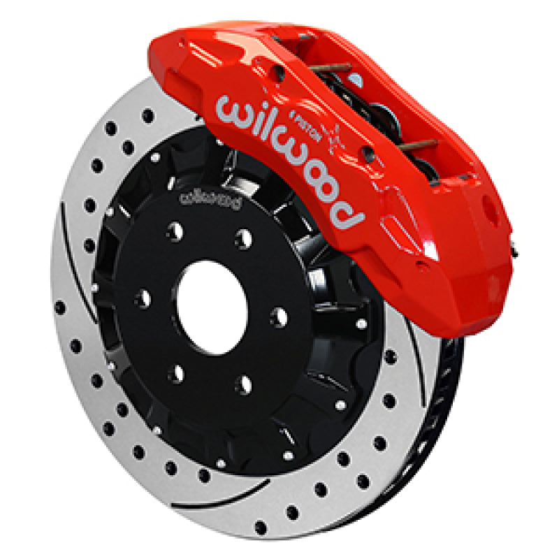 Wilwood 140-13876-DR TX6R Front Big Brake Kit 16in Red Calipers - 2016-2018 Chevrolet Silverado 1500 LS