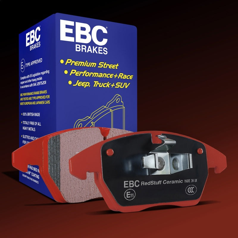 EBC Redstuff Ceramic Low Dust Front Brake Pad Set DP32274C - 2016-2018 Ford Focus RS