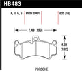 Hawk Performance DTC-60 Front Brake Pads HB483G.635 - Porsche GT3
