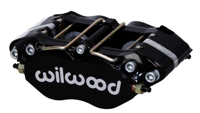 Wilwood Narrow Dynapro 4-Piston Radial Caliper Black - 4.75in Mount, 1.12in Pistons, 0.81in Rotor - 120-14091-BK