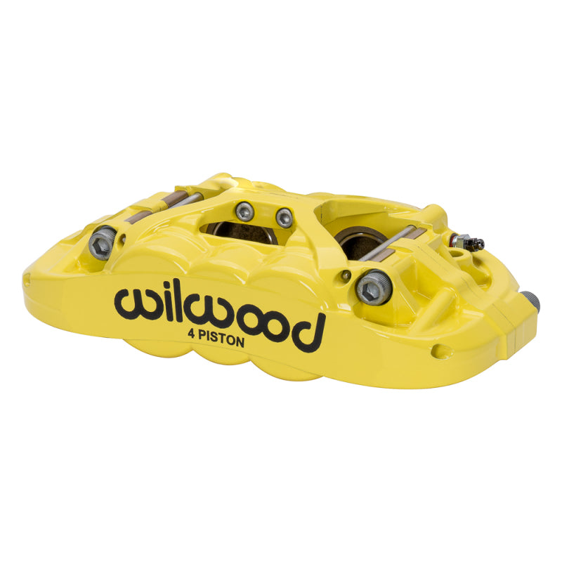 Wilwood XRS4R 4-Piston Radial Mount Brake Caliper 120-17204-Y - Yellow, 0.95in Rotor