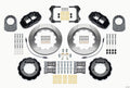 Wilwood Narrow Superlite 4R Front Big Brake Kit 14.00in Rotors with Brake Lines - 1966-1975 Ford Bronco Dana 30/44 Drum Spindle