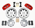 Wilwood 140-10735-DR Dynapro 6 Front Big Brake Hat Kit 6-Piston 12.19in Drilled Rotors Red - 1994-2001 Honda Civic / Acura Integra with 262mm Discs