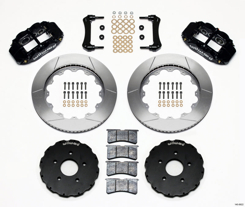 Wilwood 140-8922 Forged Narrow Superlite 6R Front Big Brake Kit 14in Rotors - Chevrolet Corvette C6