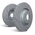 EBC GD7681 GD Sport Slotted and Drilled Front Rotors - 2007-2011 Jeep J8 2.8L Turbo Diesel