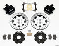 Wilwood Combination Parking Brake Rear Kit 140-10207-D - 12.19in Drilled Rotors, 2.39in Hub Offset - Civic / Integra