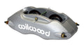 Wilwood GNX4 4-Piston Brake Caliper 120-10754 - 1.00in Rotor, Natural Anodized, DOT 5 Only