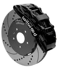 Wilwood SX6R Front Big Brake Kit 15in SRP Slotted and Drilled Rotors Black - 2014+ Chevrolet Corvette C7