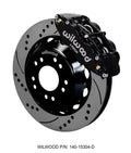 Wilwood 140-15304-D Superlite 6R Front Big Brake Kit 14in Drilled Rotors - 1963-1987 Chevrolet C10 with Wilwood Pro Spindles