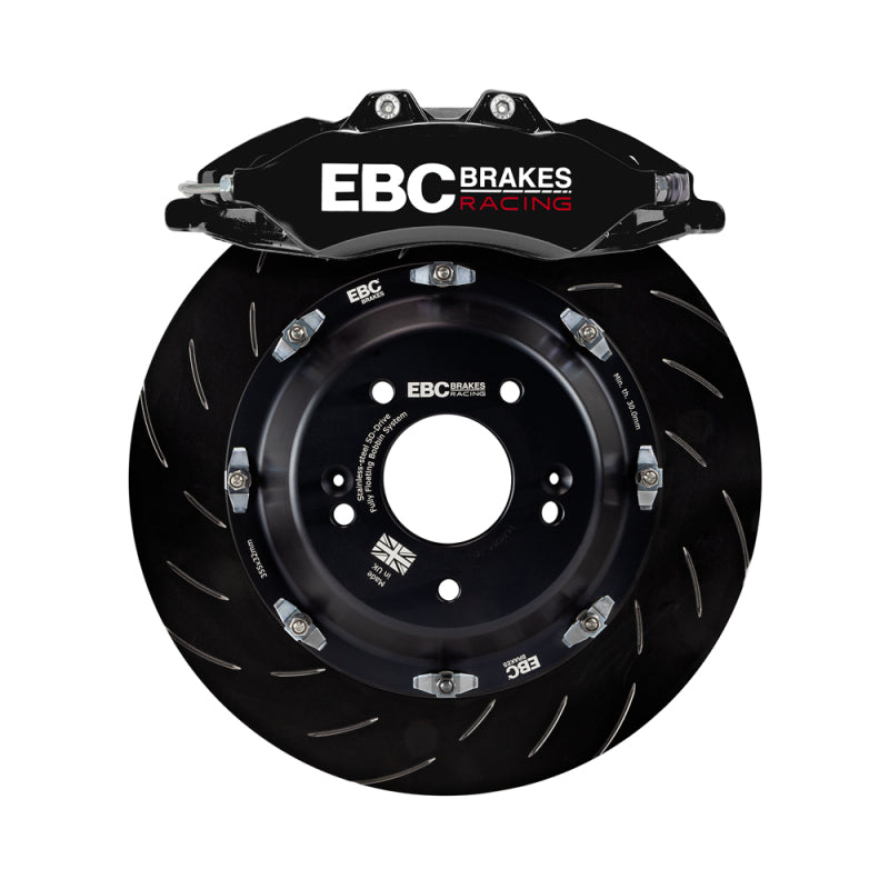 EBC Racing 6-Piston Apollo Front Big Brake Kit 355mm Rotors Black - 2019 BMW M235i F44