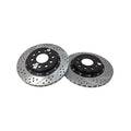 Baer EradiSpeed+ Rear SDZ 2-Piece Rotors 2302019 Black Anodized Hat - 1988-1996 Chevrolet Corvette