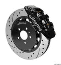 Wilwood AERO6 Front Big Brake Kit 15.00in Drilled and Slotted Rotors with Lines - 2008-2012 Audi A4/A5/S5 (140-14588-D)