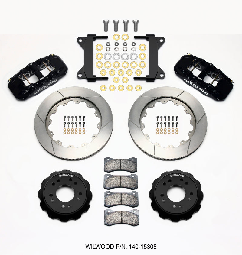 Wilwood AERO6 Front Big Brake Kit 14.00 Inch Rotors - 1963-1987 Chevrolet C10 C15 with Pro Spindles