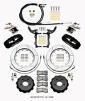 Wilwood AERO4 / MC4 Rear Big Brake Kit 14.00 Inch Rotors with Lines and Cables - 2015-2023 Ford Mustang