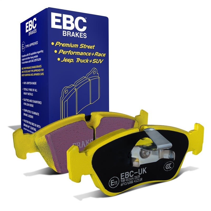 EBC Yellowstuff Street and Track Front Brake Pad Set - 1999-2002 BMW Z3 2.5