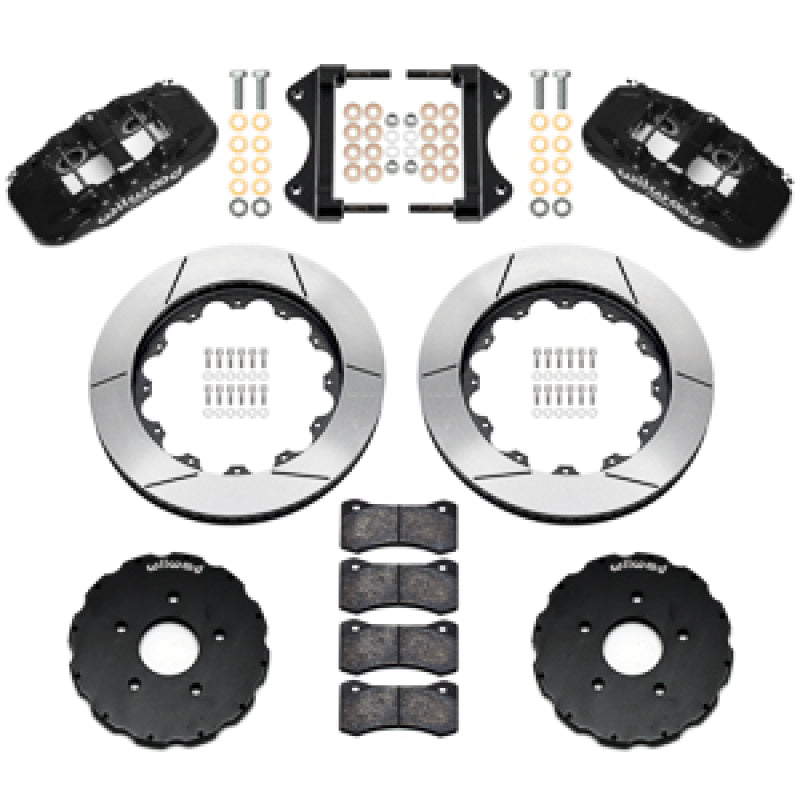 Wilwood AERO6 Front Big Brake Kit 14.00 Inch Rotors Black - 2014-2019 Chevrolet Corvette C7