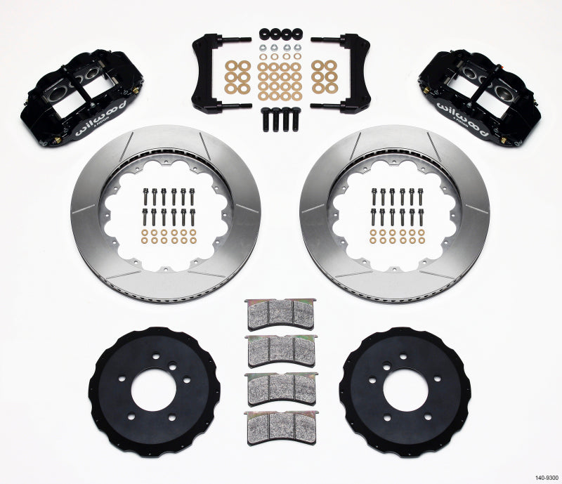 Wilwood 140-9300 Forged Narrow Superlite 6R Front Big Brake Kit 14in Rotors - BMW M3 E36