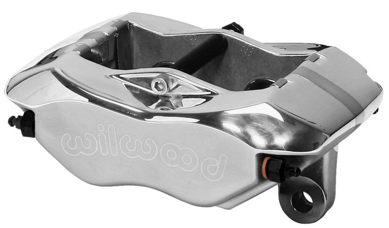 Wilwood Forged Narrow Dynalite Caliper 120-11577-P - 3.50in Mount, Polished, 1.12in Pistons, .38in Disc