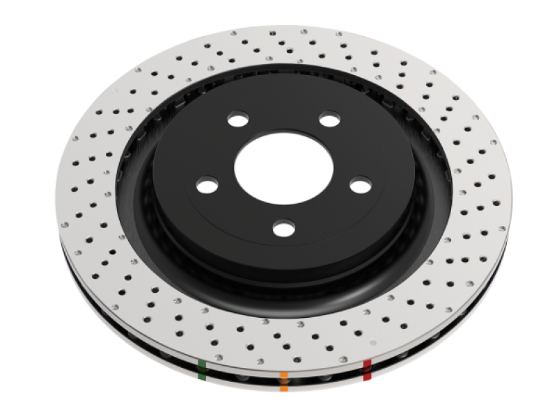 DBA 4000 Series XD Front Cross Drilled and Dimpled Rotor DBA43050XD-10 - 2004-2017 Subaru WRX STI