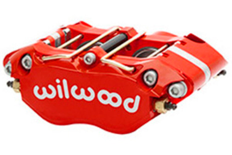 Wilwood Dynapro Radial Thin Pad Caliper Red - 1.75in Pistons, 0.81in Rotor, 4.75in Mount - 120-10000-RD