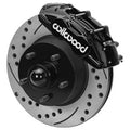Wilwood D11 Brake Kit 140-16801-D with Flex Lines - 11.29 in Drilled Rotors, 1965-1967 Ford Mustang