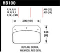 Hawk Performance HB101N.800 HP Plus Street Brake Pads - High Friction, Fade Resistant