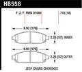Hawk HPS Street Brake Pads - HB558F.710