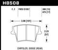 Hawk Performance HB508B.675 HPS 5.0 Brake Pads - 2005-2010 Chrysler 300 (excludes SRT8)