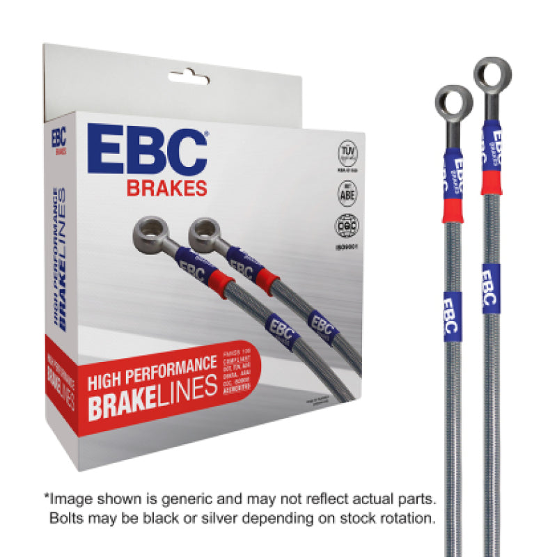 EBC Stainless Steel Brake Line Kit - 1996-1998 Volkswagen GTI Mk3 2.8L VR6