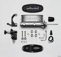 Wilwood 261-13626 Tandem Master Cylinder Kit 15/16in Bore with Left-Hand Bracket, Proportioning Valve and Pushrod