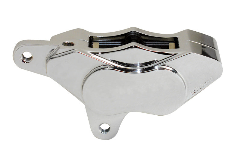 Wilwood GP310 120-7737 Chrome Front Left Caliper 4-Piston - 1984-1999 Harley-Davidson Motorcycles