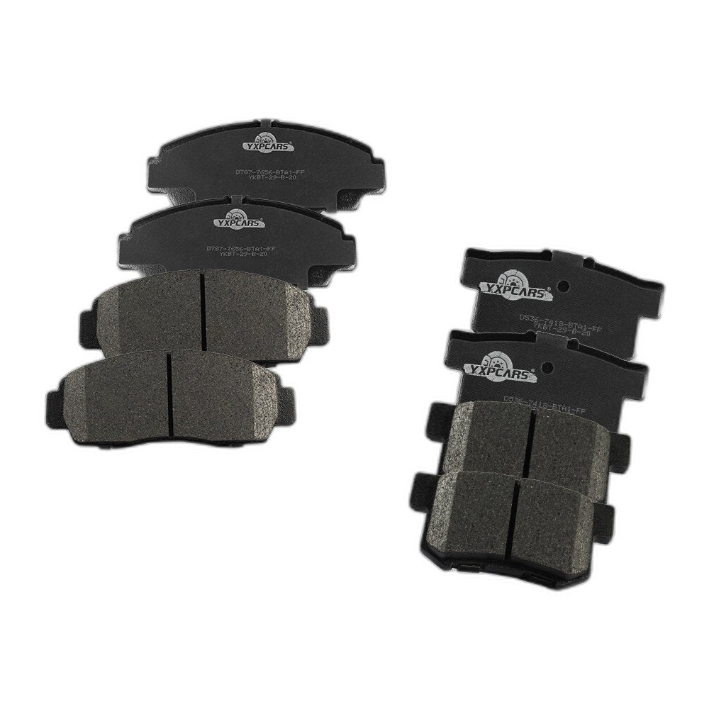Front and Rear Ceramic Brake Pads Set for 2004 2005 2006 2007 2008 Acura TL