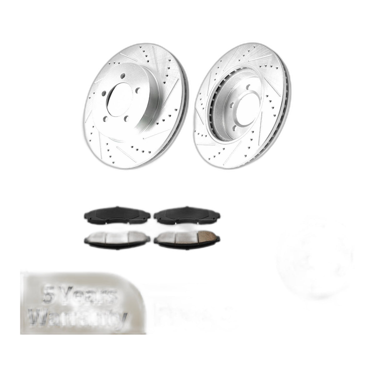 12.02" Front Brake Rotors & Front Brake Pads Kit For 02-05 Ford Explorer S-54094